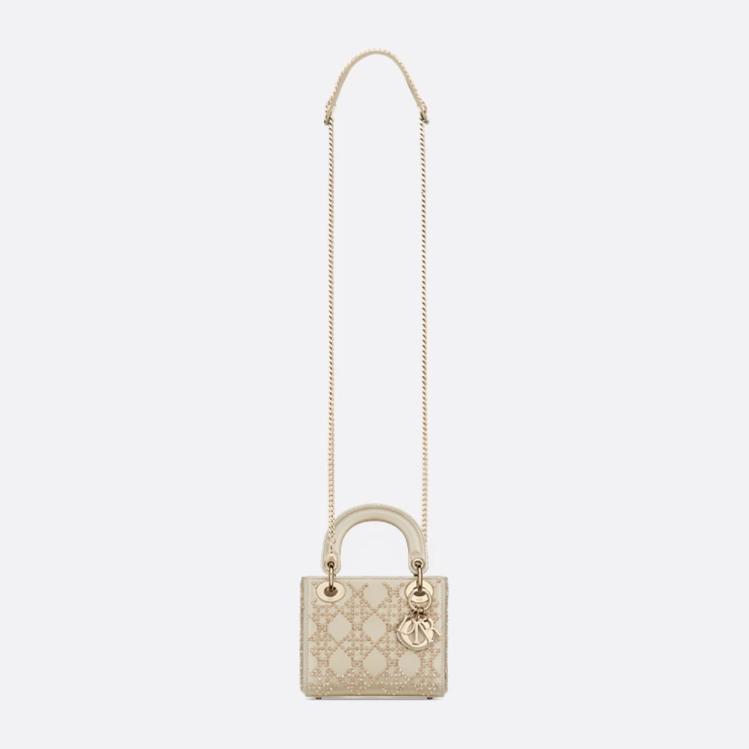 Mini Lady Dior mit Perlenbestickung – Exklusiv