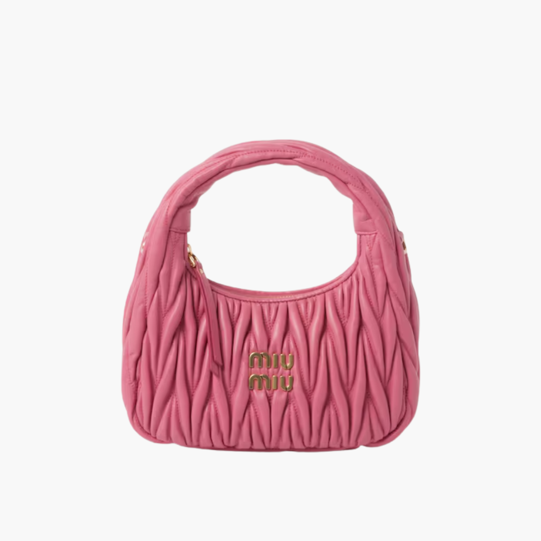 Miu Miu Wander Schultertasche aus Matelassé-Nappaleder – Exklusiv