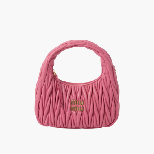 Miu Miu Wander Shoulder Bag In Matelassé Nappa Leather – Exclusive