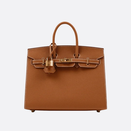 Hermès Birkin 25 Hss Bag In Chalk / Dove Grey Togo Leather – Exclusive