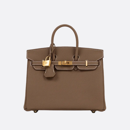 Hermès Birkin 25 Hss Bag In Chalk / Dove Grey Togo Leather – Exclusive