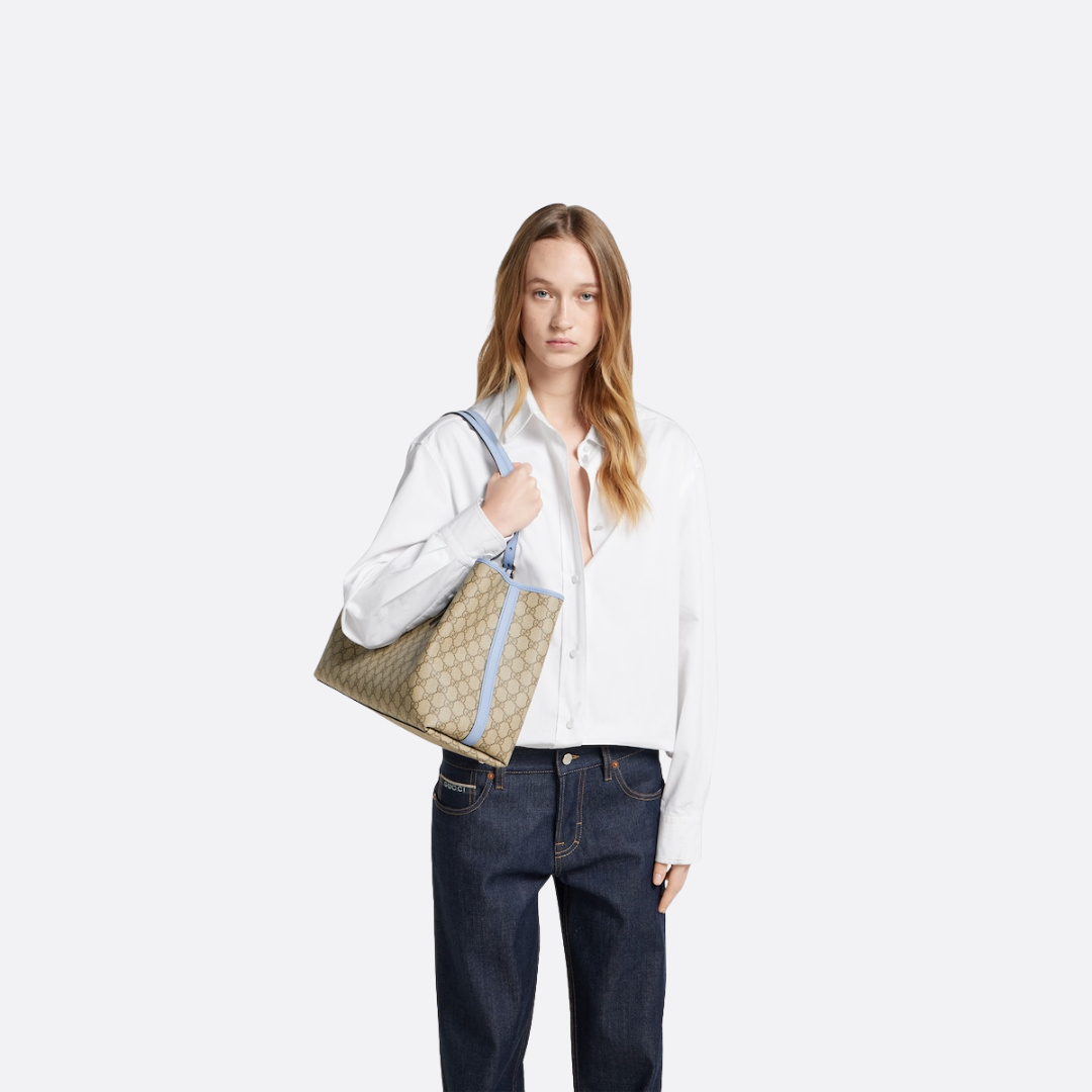 Großer GG-Emblem-Shopper von Gucci – Exklusiv