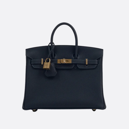 Hermès Birkin 25 Hss Bag In Chalk / Dove Grey Togo Leather – Exclusive