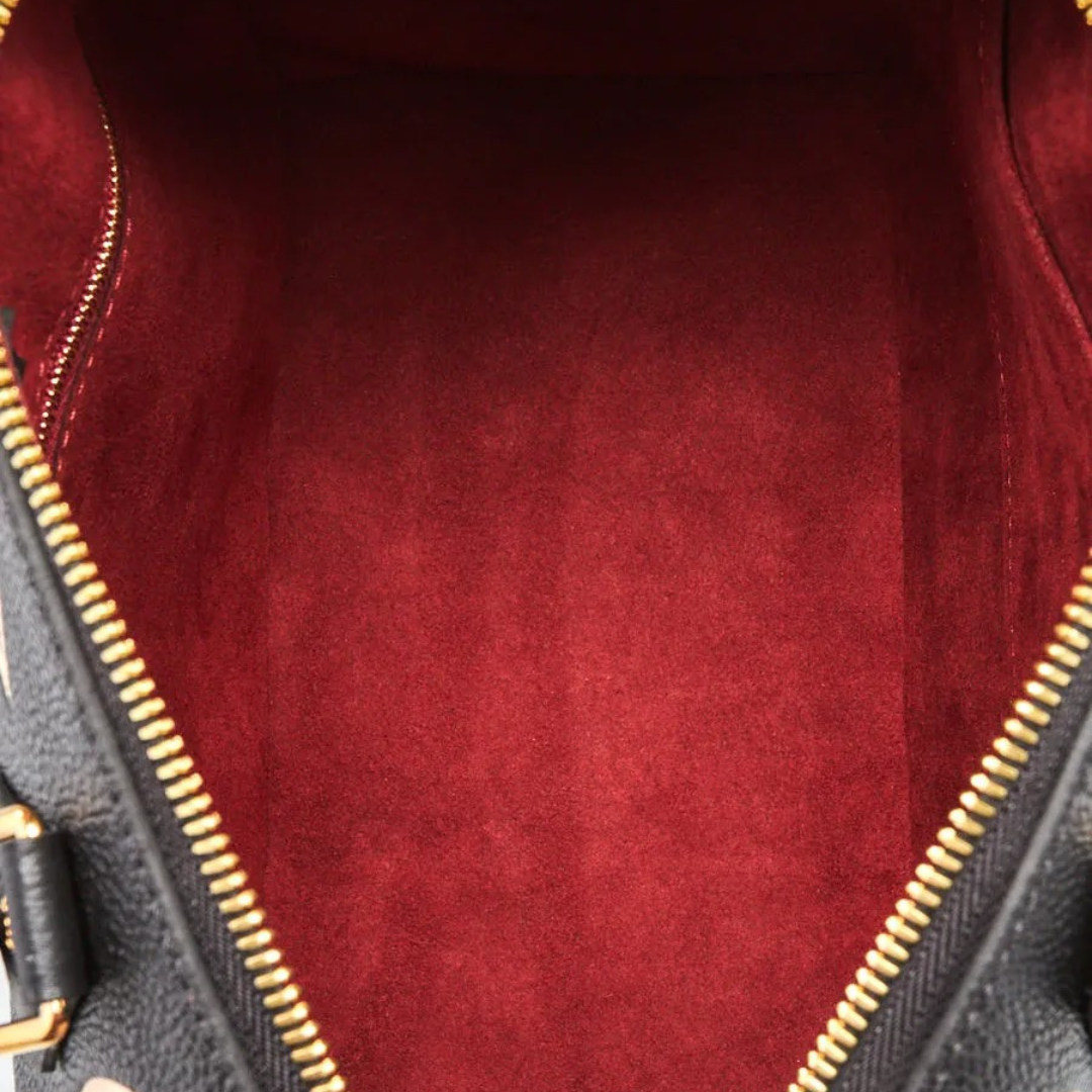 Louis Vuitton Speedy Bandoulière 25 Empreinte Tasche Schwarz – Exklusiv