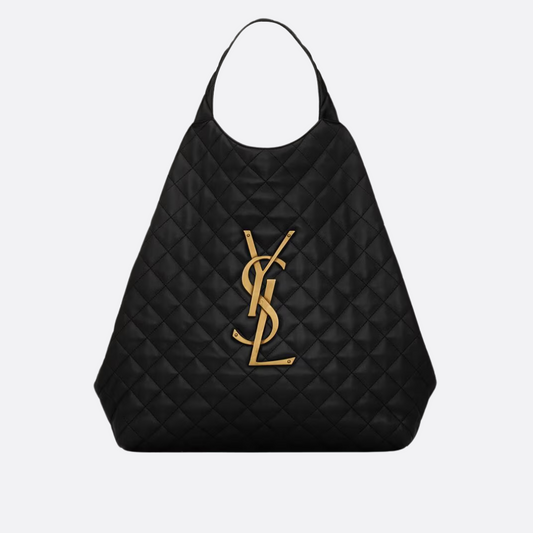 Saint Laurent Icare Handbag In Quilted Lambskin Leather