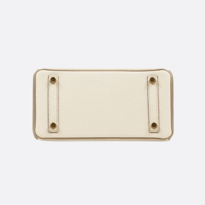 Hermès Birkin 25 Hss Bag In Chalk / Dove Grey Togo Leather – Exclusive
