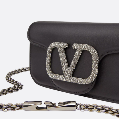 Valentino Garavani Locò Small Shoulder Bag & Jewel Logo