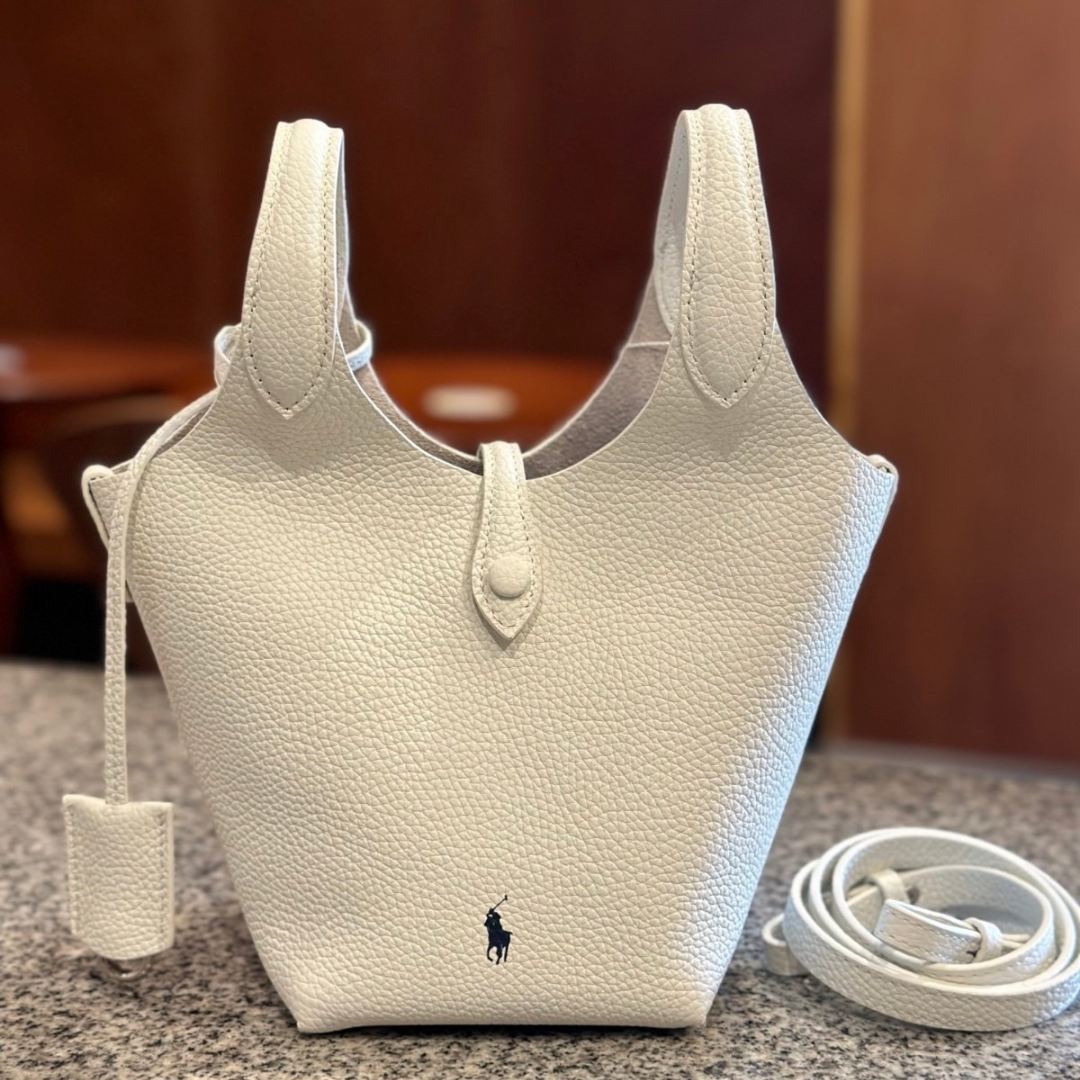 Polo Play Kleine Leder-Tote & Crossbody Bag – Exklusiv