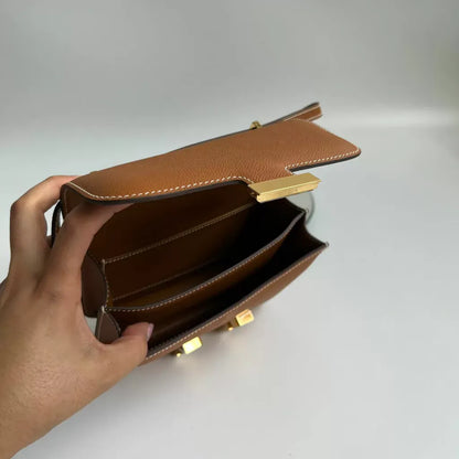 Hermès Constance 18 Handbag In Epsom Calf-skin Leather