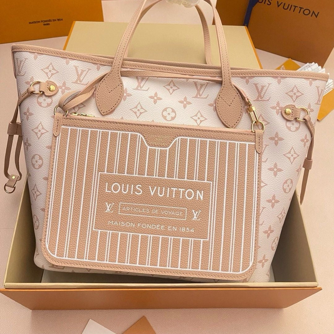 Louis Vuitton Neverfull MM Wende-Tasche – Exklusiv